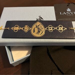LANVIN leather bracelet